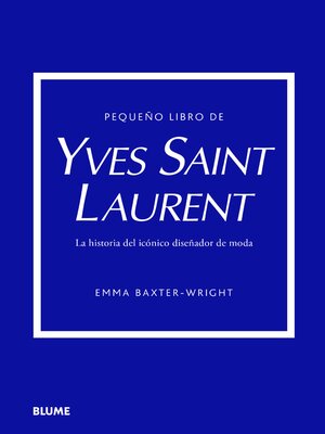 cover image of Pequeño libro de Yves Saint Laurent